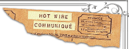 Hot Wire Communiqué